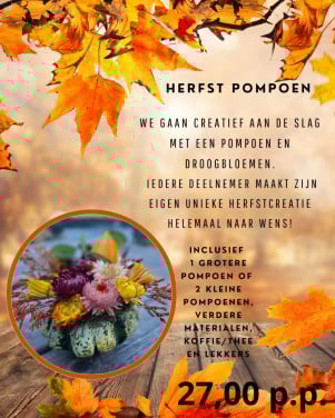 Woensdag 15 oktober 19:00-21:00