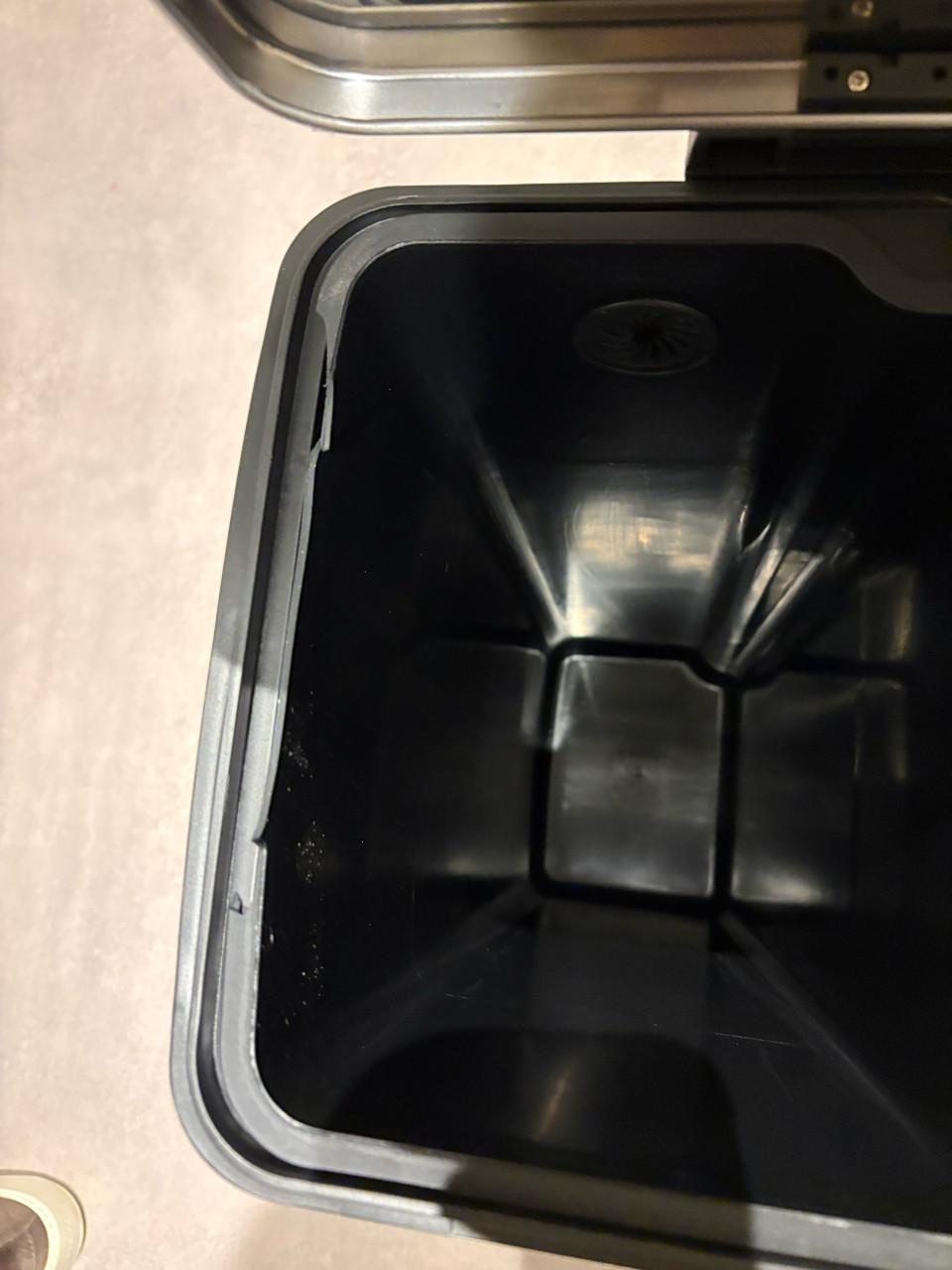 Wesco prullenbak mat wit