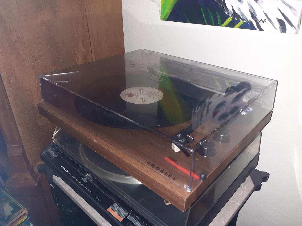 3 x Platenspeler *** CROSLEY *** Pick-Up zwarte & Diverse LENCO