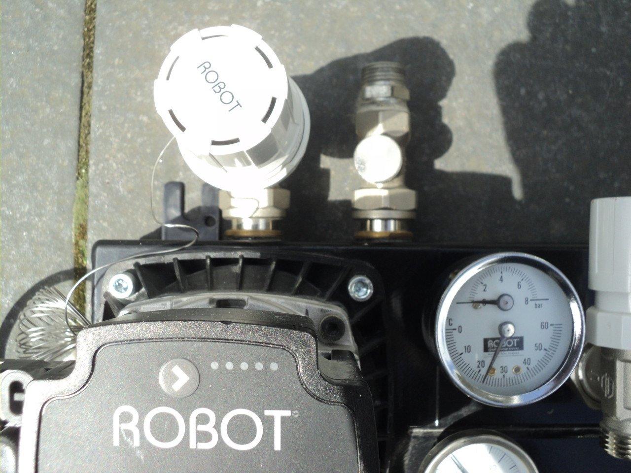 In perfecte staat 4 groep ROBOTverdeler vloerverwarming ENERGI ZUINIGE pomp