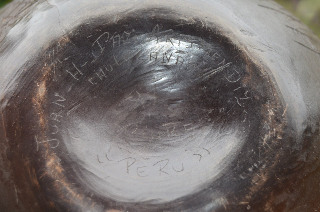 Prachtige Peruaanse pot, aardewerk. (1)