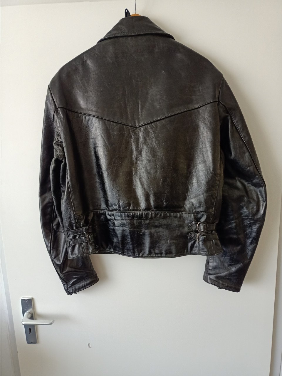 Vintage lewis leather heren motorjas