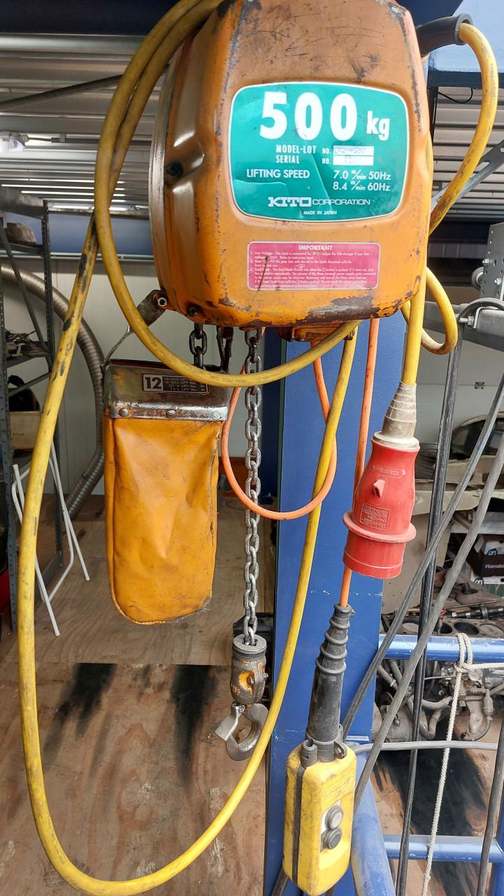 Elektrische takel Kito 500kg