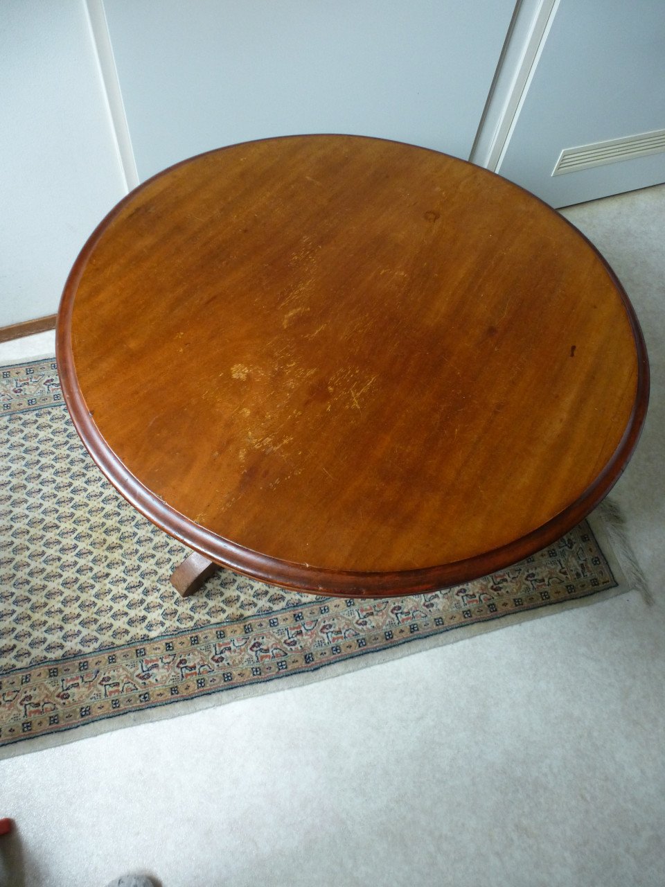 Salontafel ~ tafel ~ sidetable ~ mahonie ~ mahoniehout
