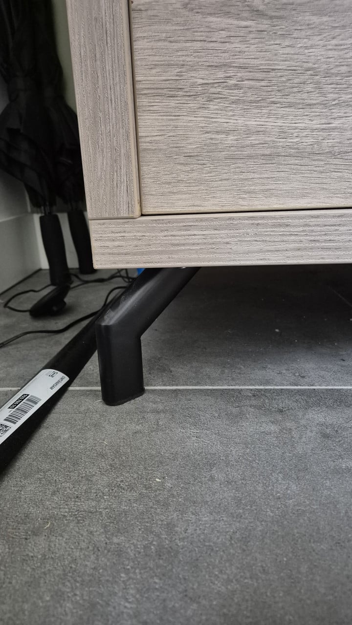 Kast licht hout met led verlichting