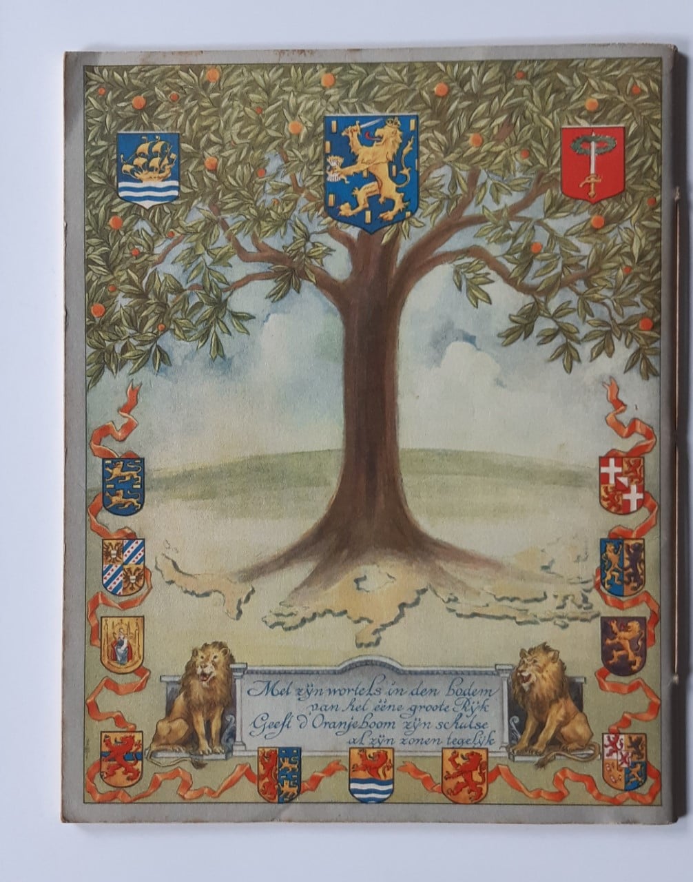 Koningin Wilhelmina schrift 1938