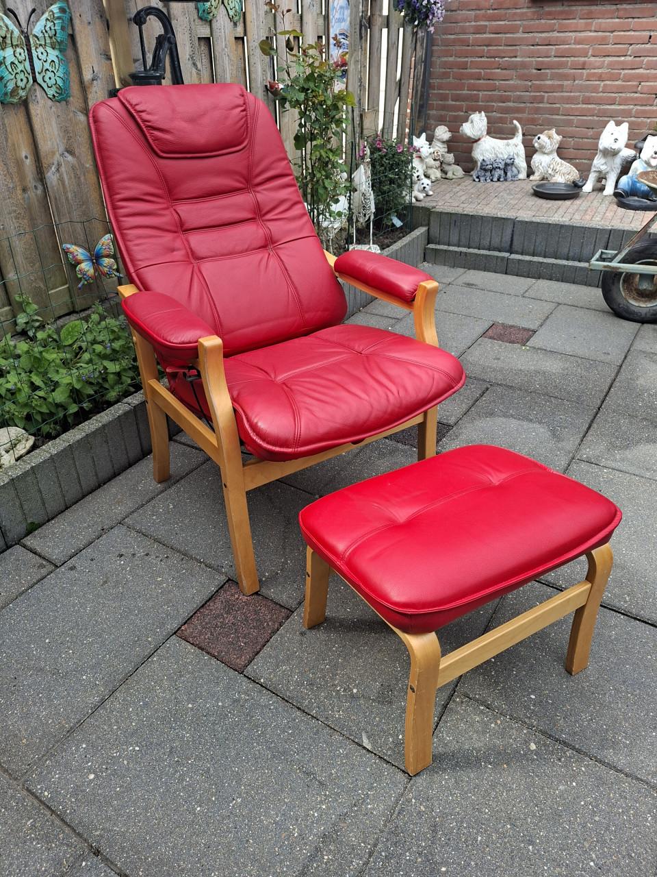 Mooie relaxstoel met hooker