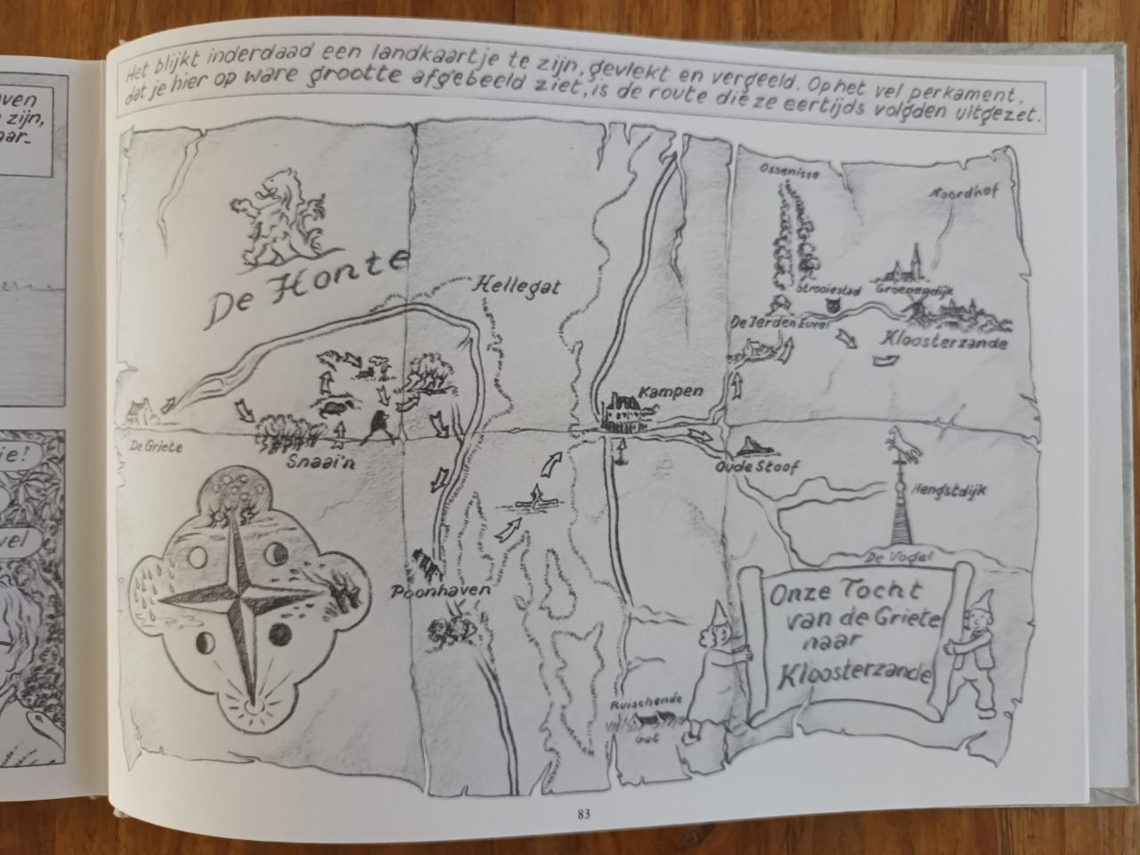 De tocht van de Petieterkes; in stripvorm