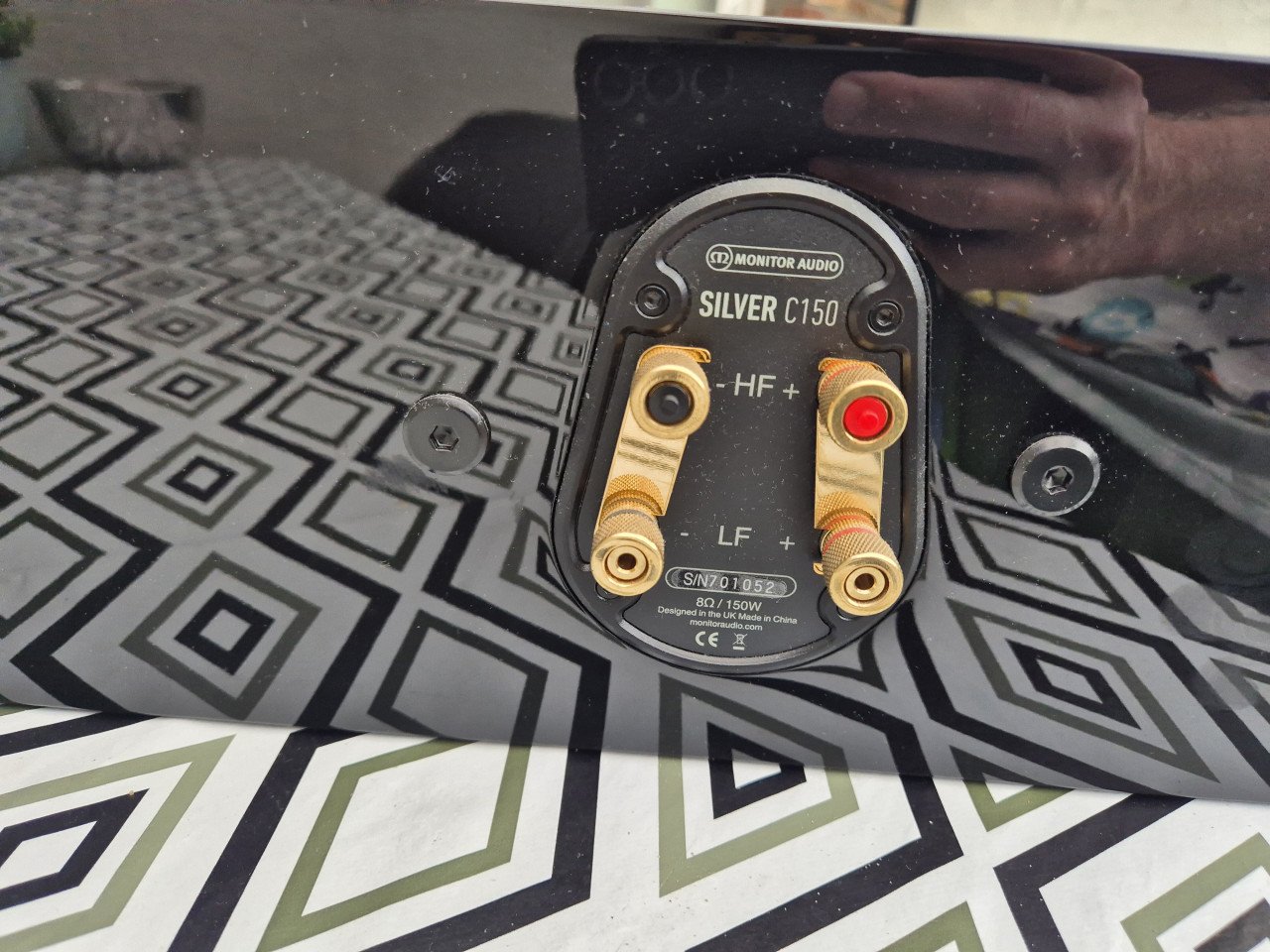 Center speaker monitor audio