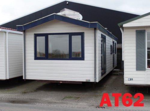 Onderhoudsvrij ZARO chalet met dubbel glas en 2 slaapkamers te koop