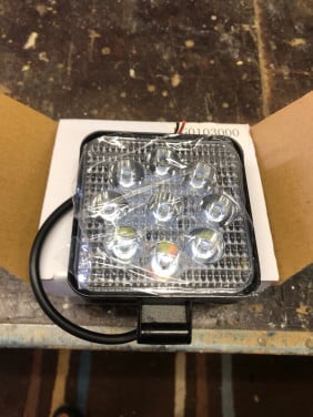 LED werklampen 8x8cm