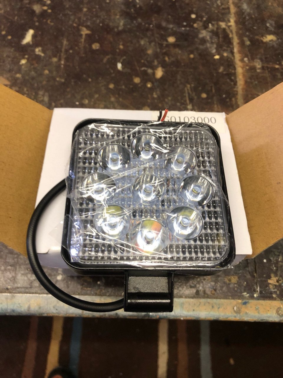 LED werklampen 8x8cm