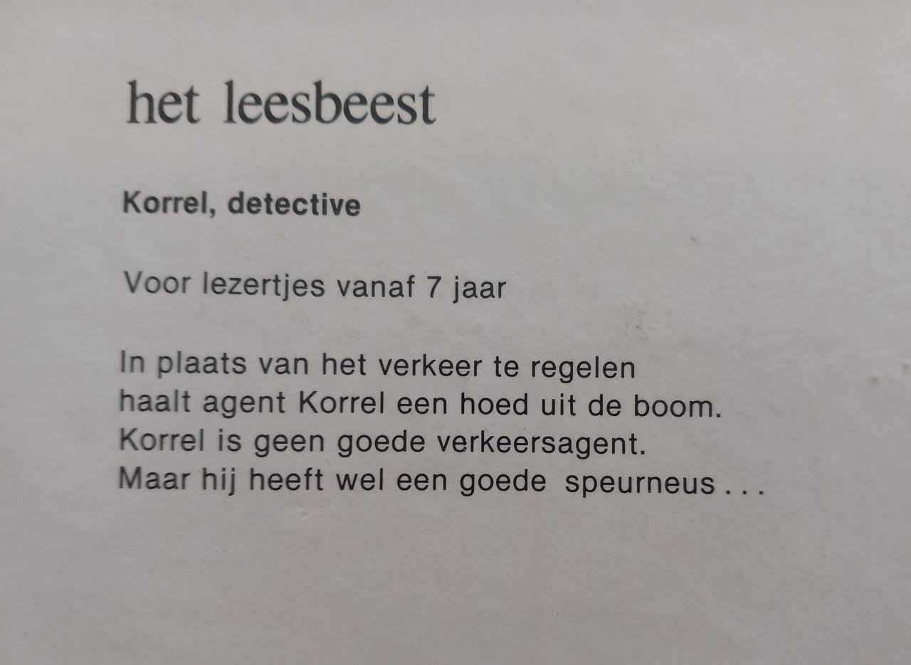 Korrel, detective