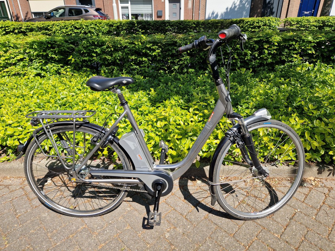 Schitterende Gazelle elektrische fiets met middenmotor