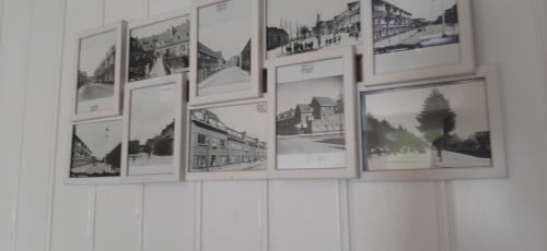 Foto collage met 10 prenten Den haag