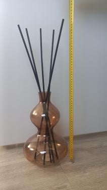 Geurstokken J-line geurolie Li-ly land glas bruin large