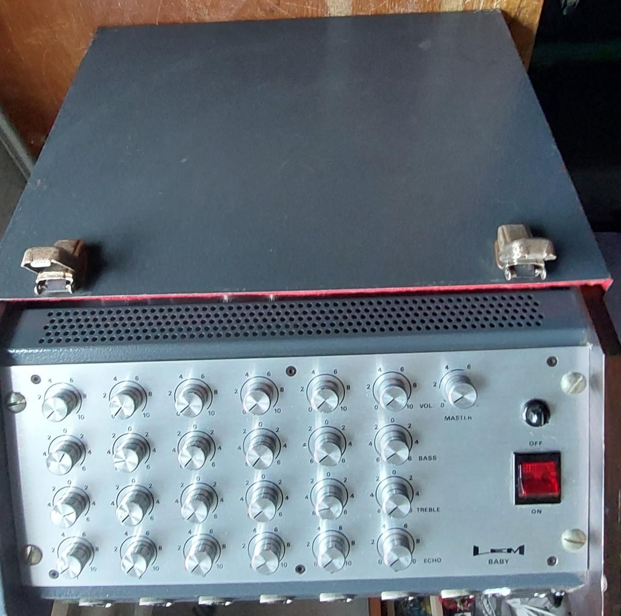 LEM BABY tape echo mixer amplifier in flight case