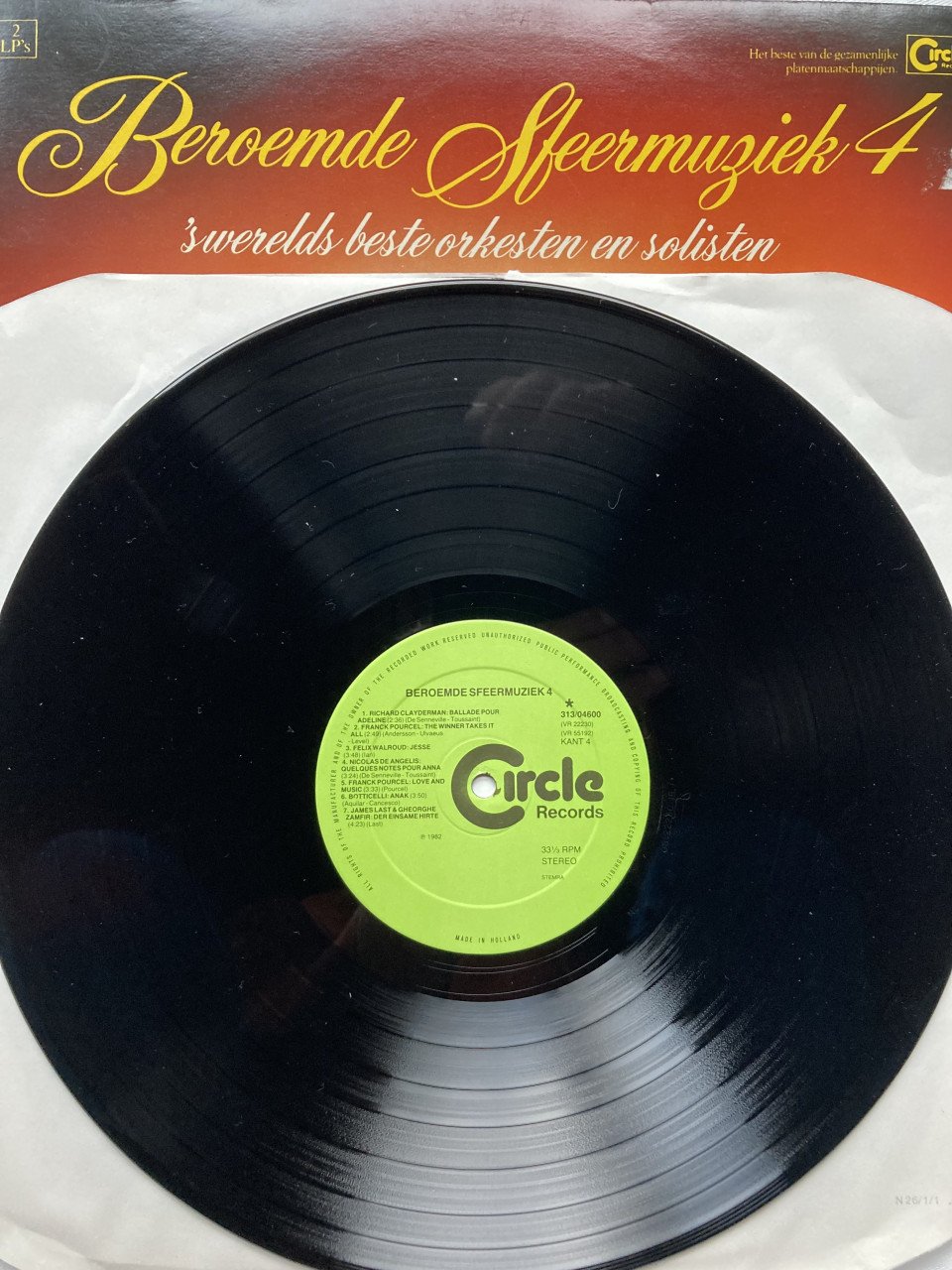 Div. orkesten Beroemde Sfeermuziek 4 2LP 313-04600 Circle