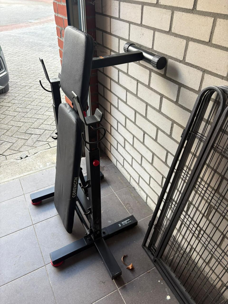 Corength Fitnessbank met haltersteun