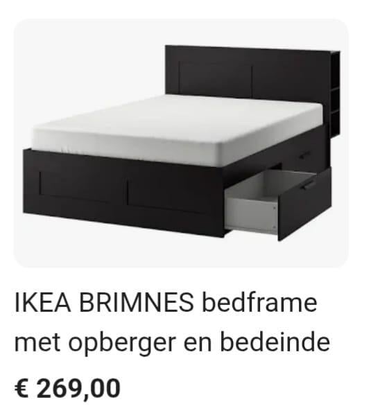 Bed met matras
