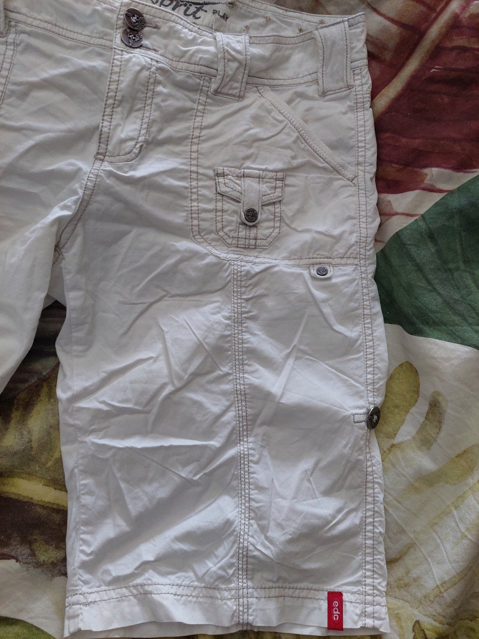 Witte korte damesbroek Esprit mt 42, valt als M