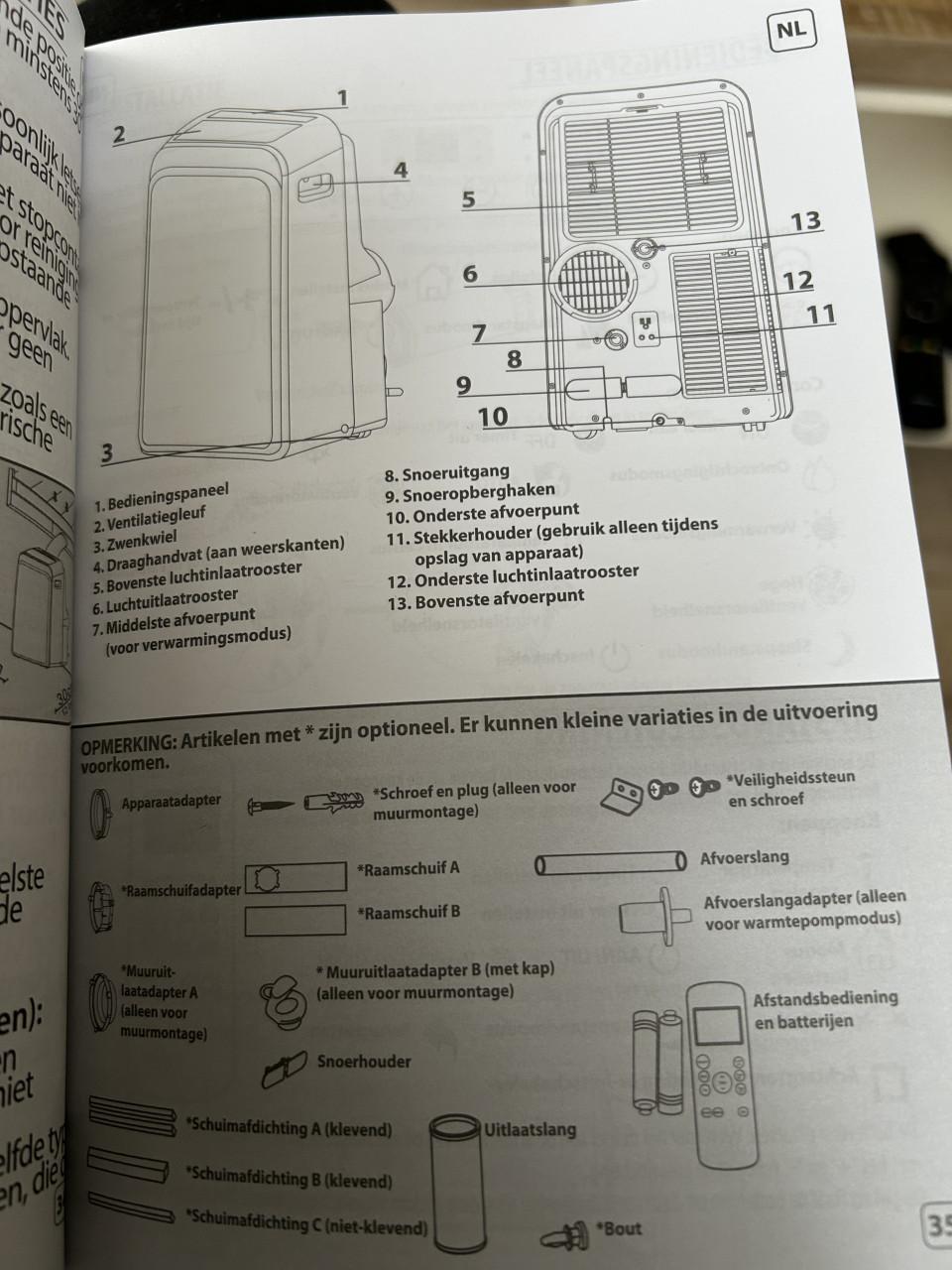 Airco (Draagbare Airconditioning)