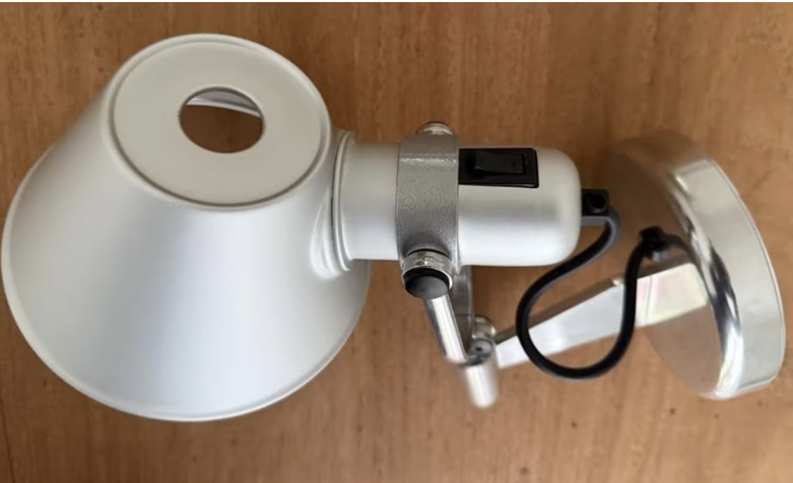 Artemide Tolomeo Faretto wandlamp met schakelaar