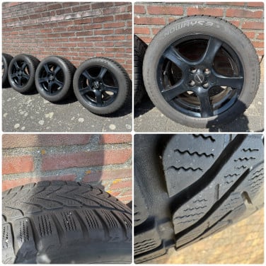 Borbet velgenset met winterbanden 195/55 R16