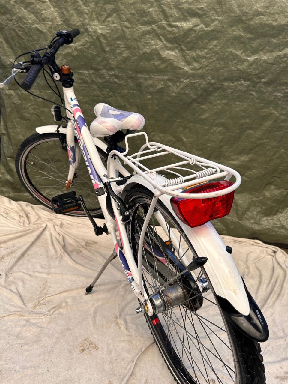 Ferrini Camila kinder dames fiets 24” kleur wit