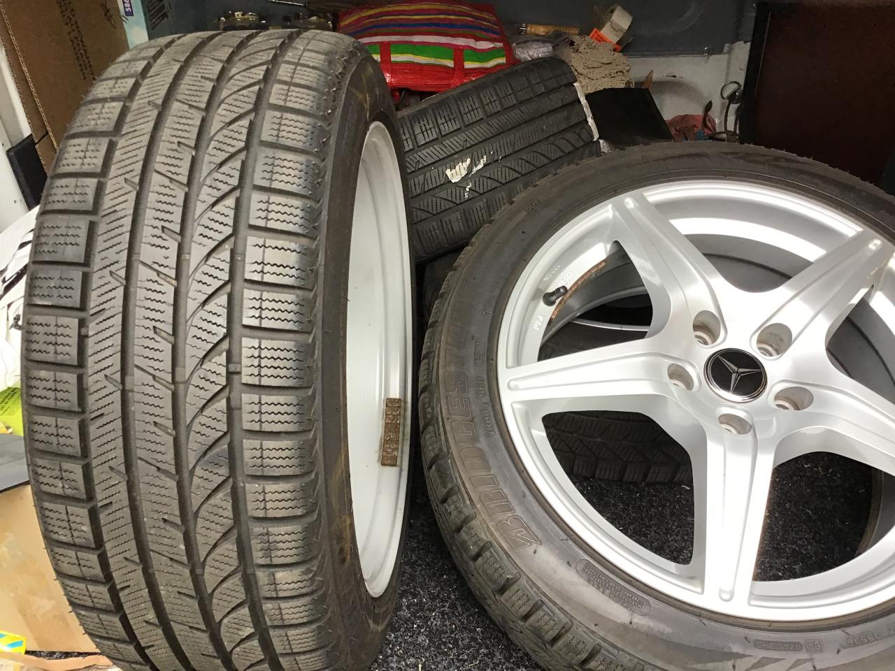 Mercedes Velgen met nieuwe Winterbanden