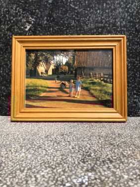 Lijstje met kinderen op de boerderij.