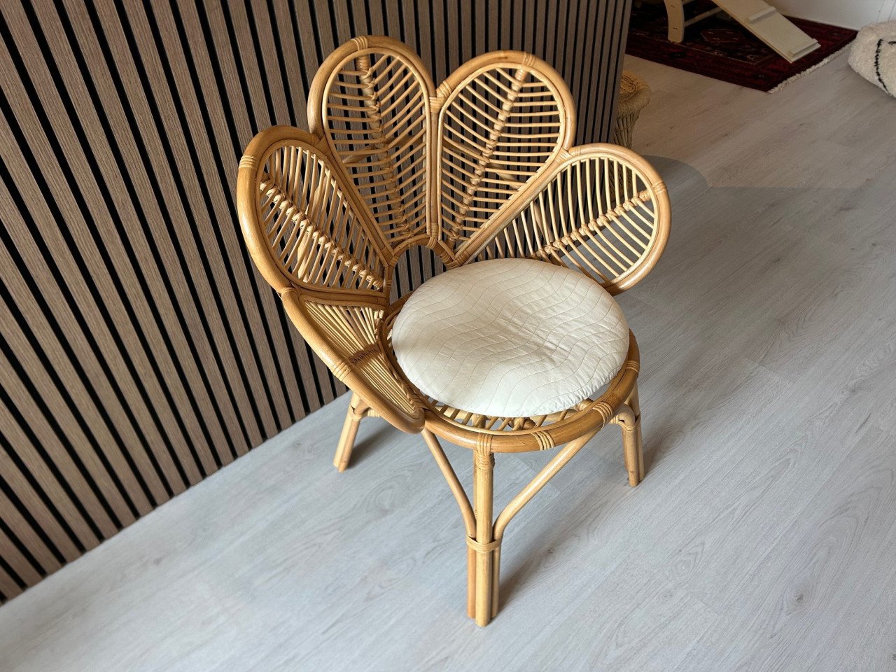 Rotan fauteuil inclusief kussentje