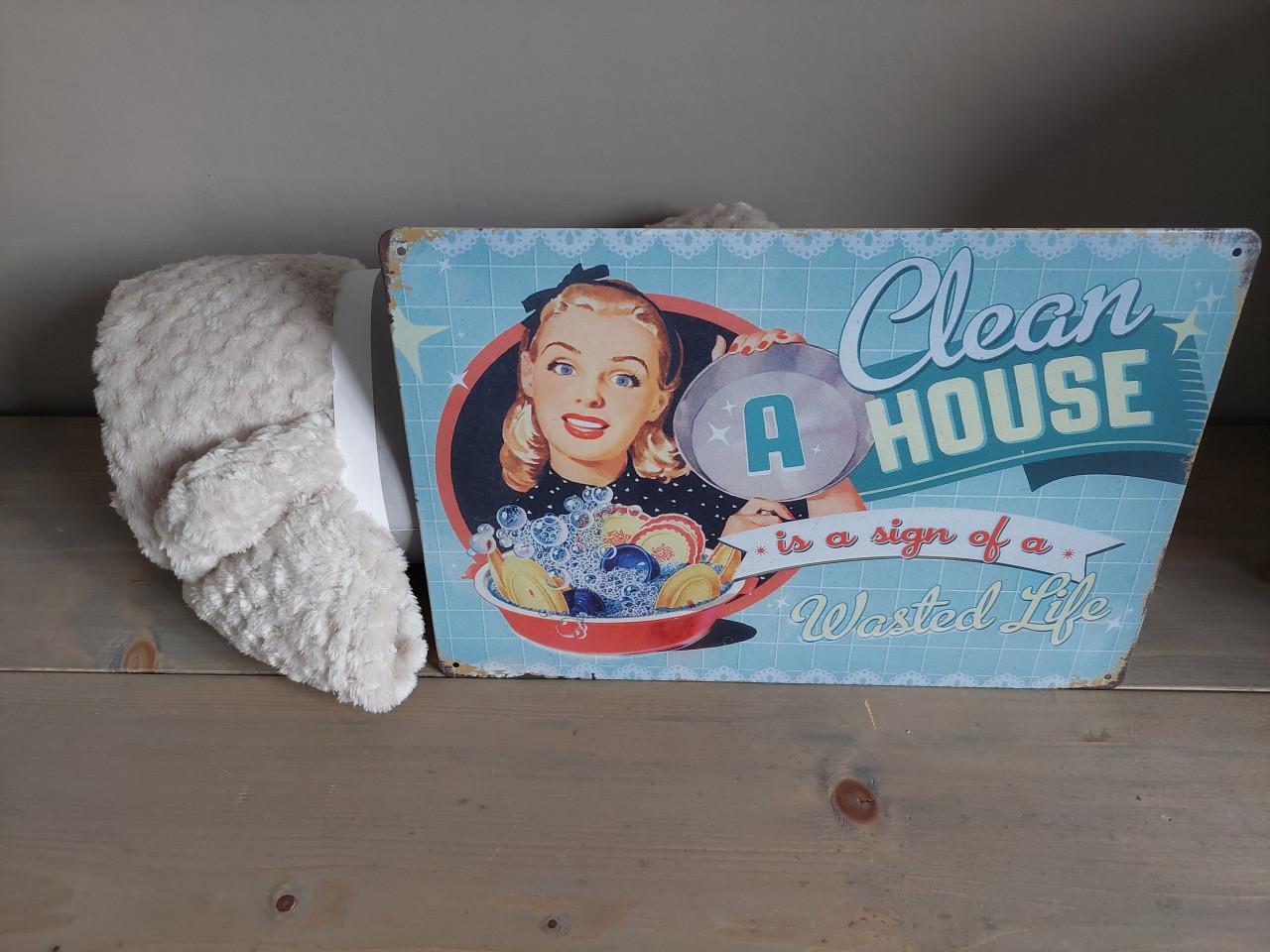 Decoratie pakket, plaid en tekstbord NIEUW