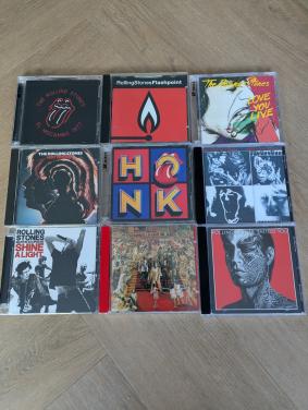Set : Rolling Stones cds ( 9 stuks )