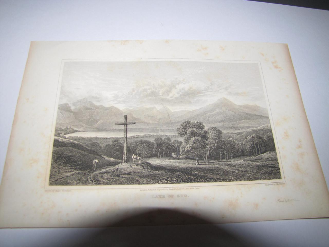 Diverse gravures door Wilam Beattie M.D. Jaartal 1835.