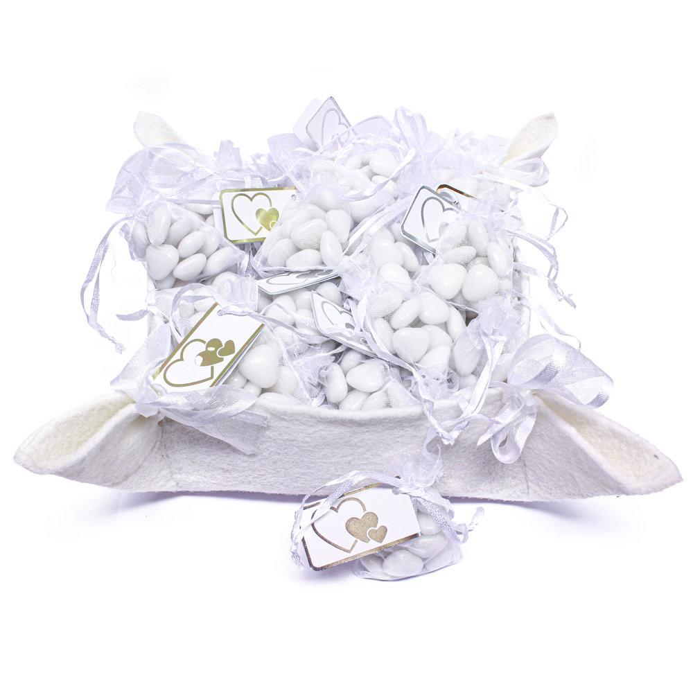 Bedankjes  organza snoep zakjes 1 euro