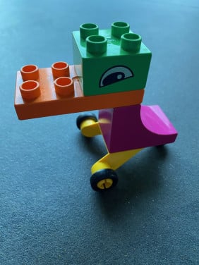Lego Duplo Ontdek eend op wielen (compleet) 5494