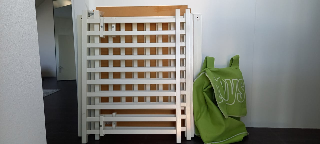 Wit houten box te koop aangeboden