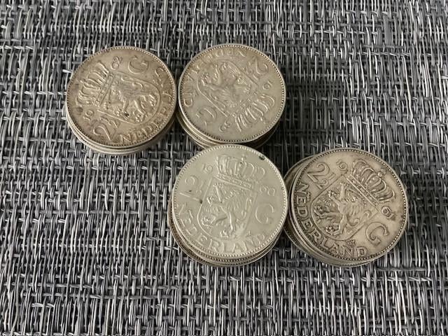 Juliana 2 ½ gulden zilver , 20 stuks.