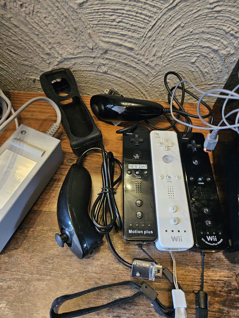 PlayStation &Wiiセット Nintendo Wii Zwart met 3 controllers en accessoires