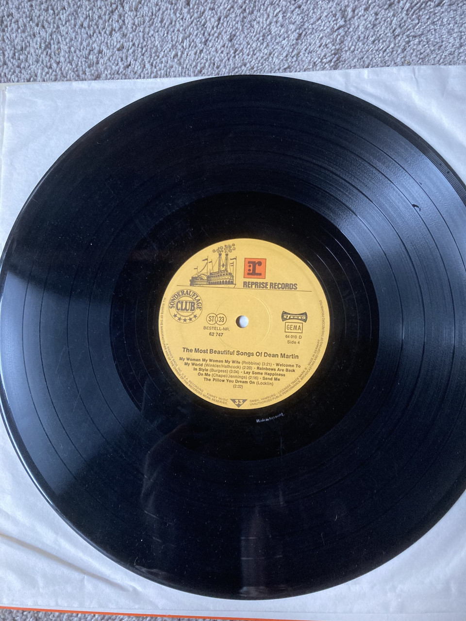 LP Dean Martin The most beautiful songs of Dean Martin