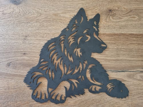 Metalen muurdecoratie