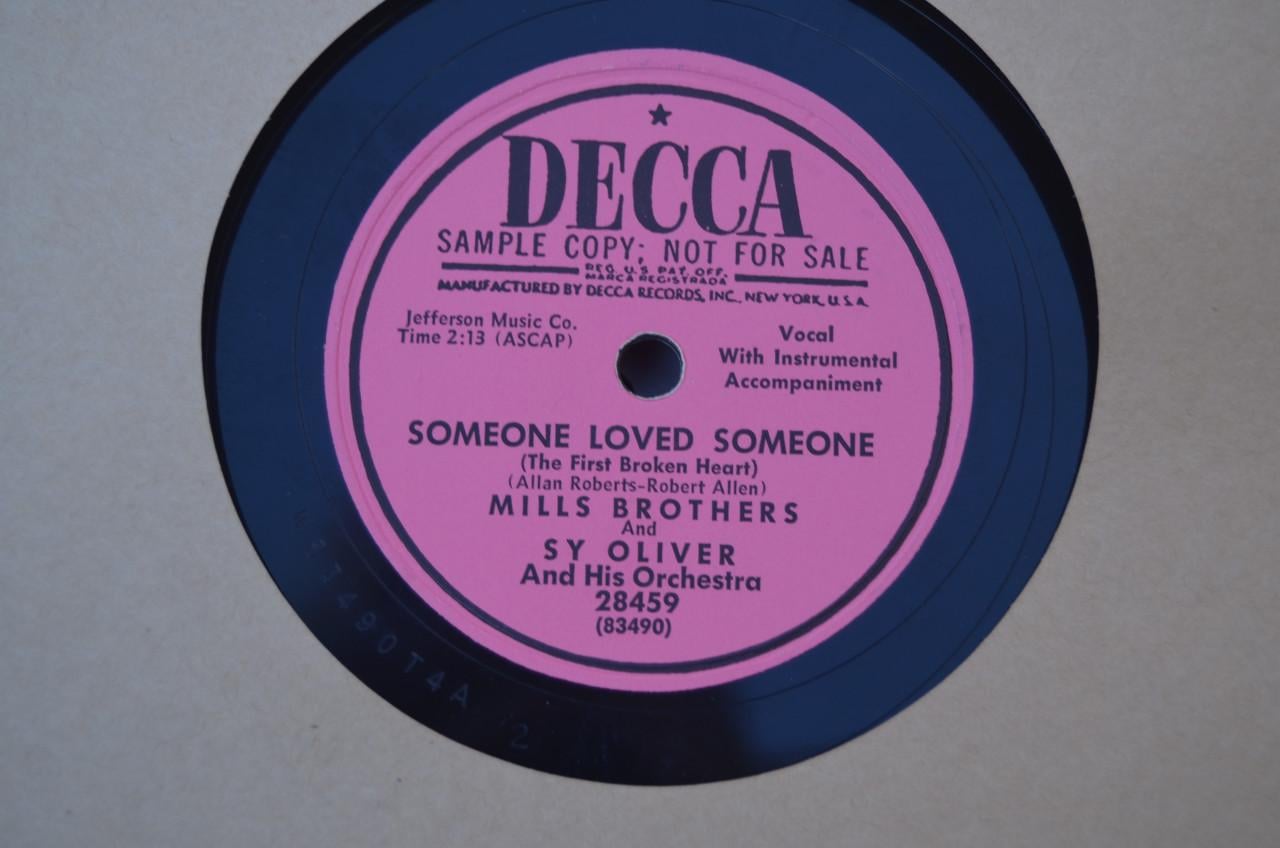 WIBW - The voice of Kansas radio album - Mills brothers