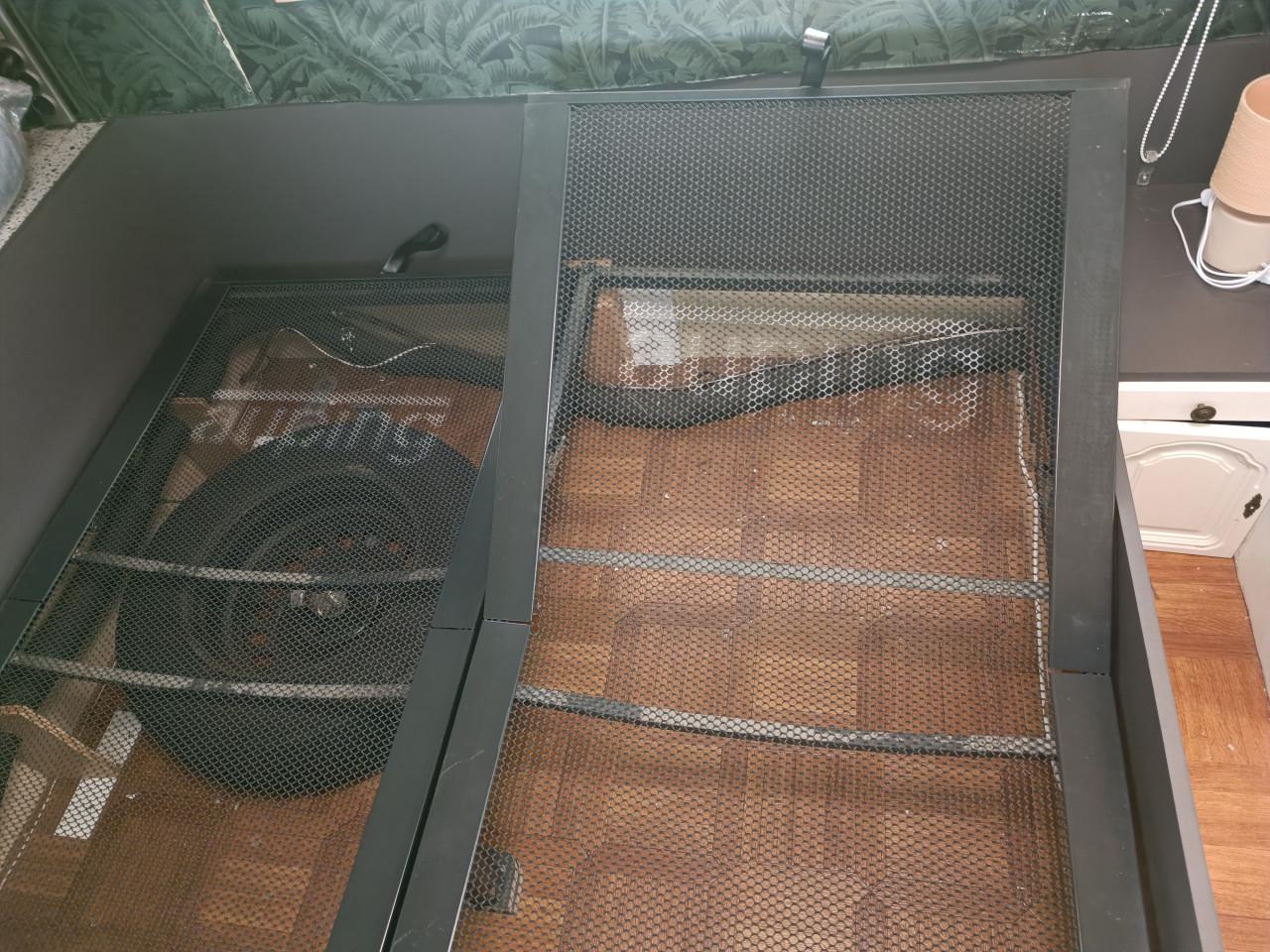 Auping 2x eenpersoons Bedbodem 80x200cm Spiraal bodem