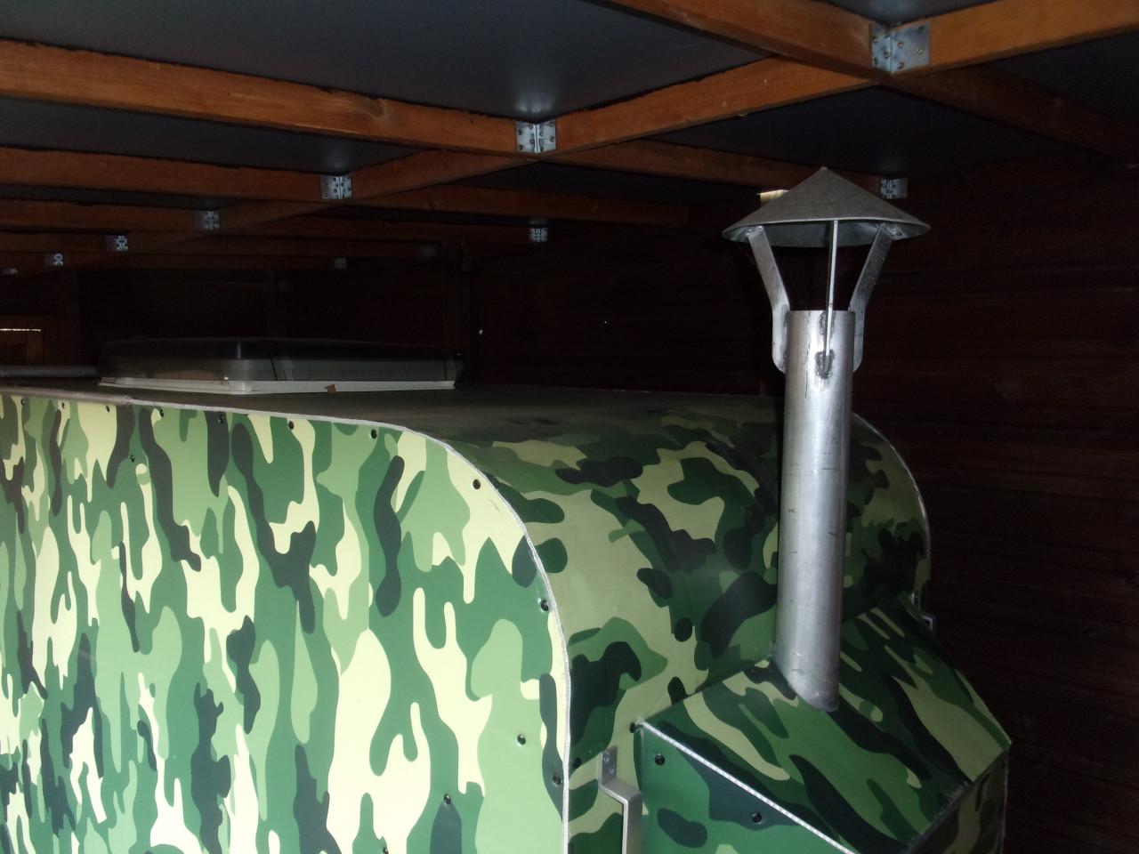 Fietscaravan met aluminium frame