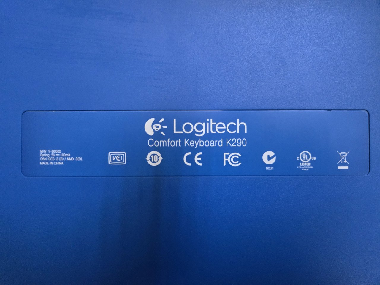 Logitech K290 toetsenbord USB QWERTY US International Zwart