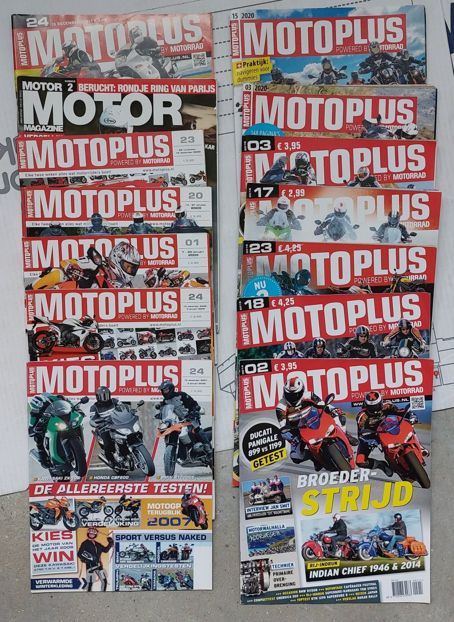 Magazines motormagazines motorblaadjes tijdschriften