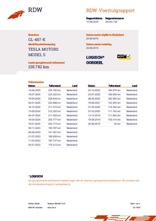 Tesla Model S 70d nieuw accupakket, leer, elektr. schuifdak, 21 inch velgen
