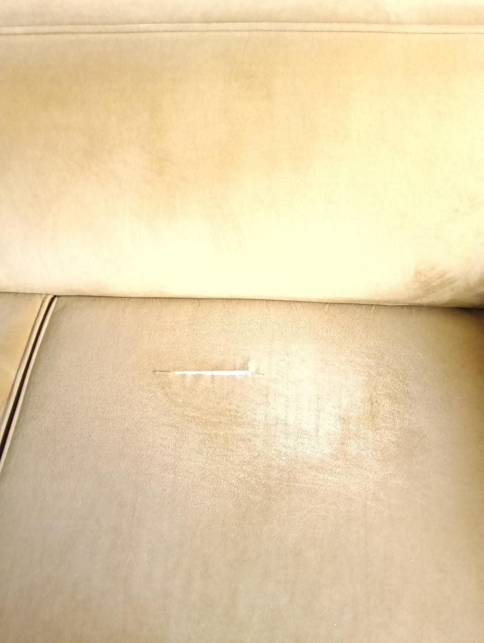 Okerkleurige 3 zits bank