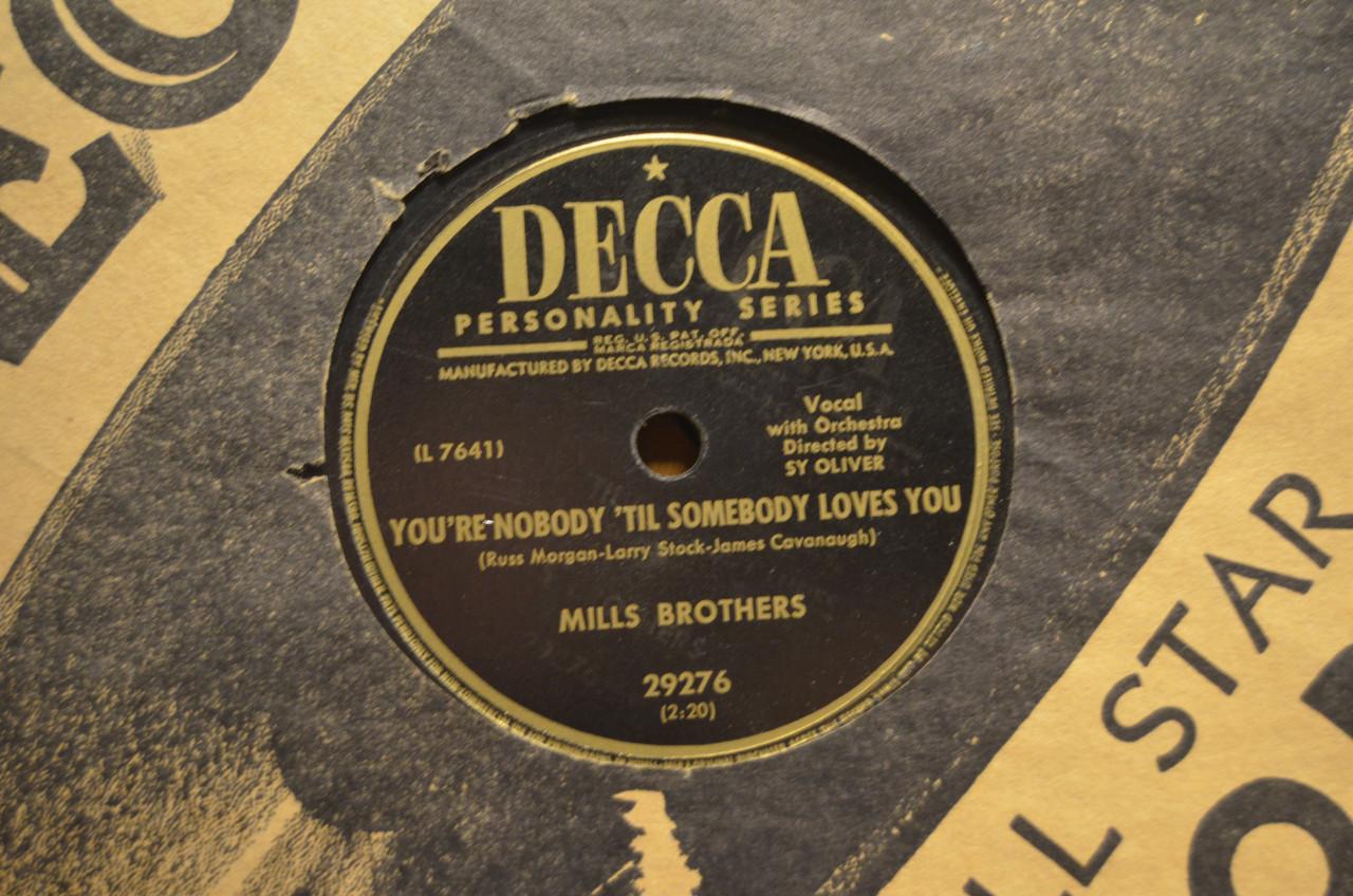 78 rpm Mills Brothers jaren '40 en '50 héél veel stuks. (2)